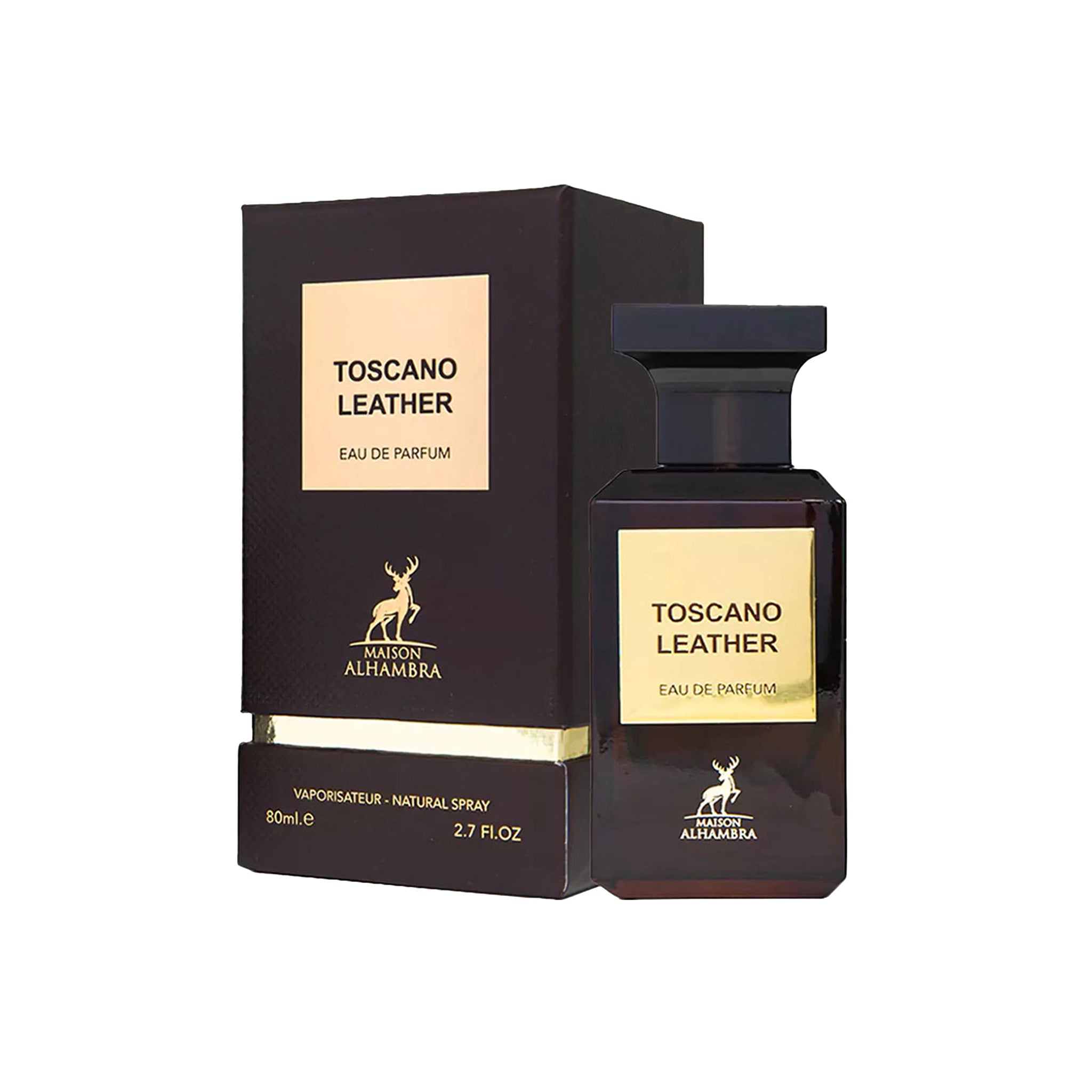 Toscano Leather (Eau De Parfum 80ml) by Maison Alhambra | Salsabeel